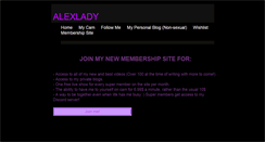 Desktop Screenshot of alexlady.com